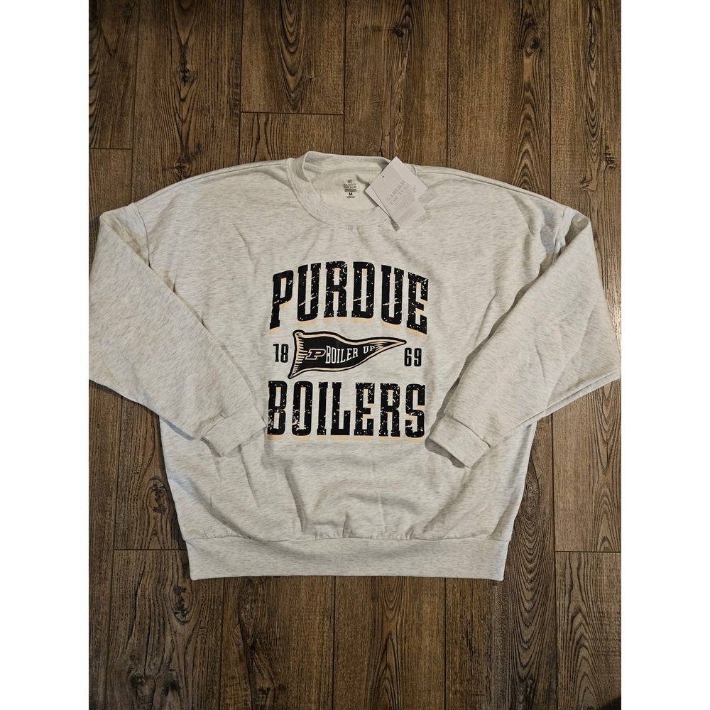 Purdue Boilermakers Gameday Couture Sweatshirt Gray Size M